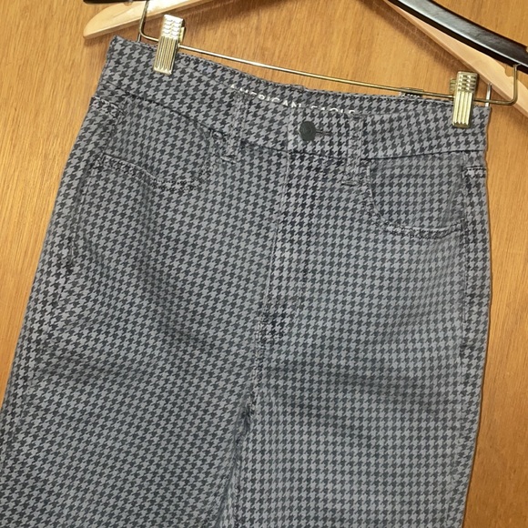 •AMERICAN EAGLE•BLACK/GRAY CHECKER CURVY HIGH-RISE JEGGING NEXT LEVEL STRETCH 6 - Picture 5 of 8